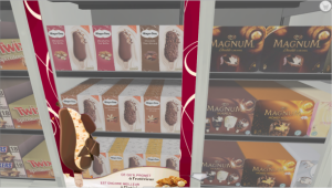 The 3D experience platform enables changes and approvals of assortment, product positioning, signage and promotional displays in real time.
